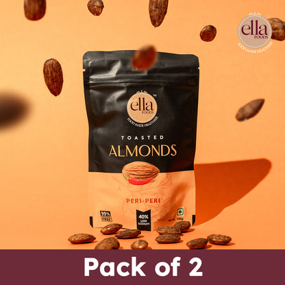 Peri Peri Almonds - Pack of 2 - 100g Each