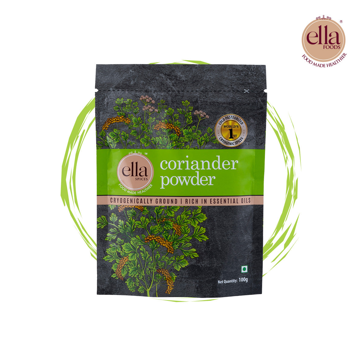 Coriander or Dhaniya Powder - Pack of 4 - 100g Each