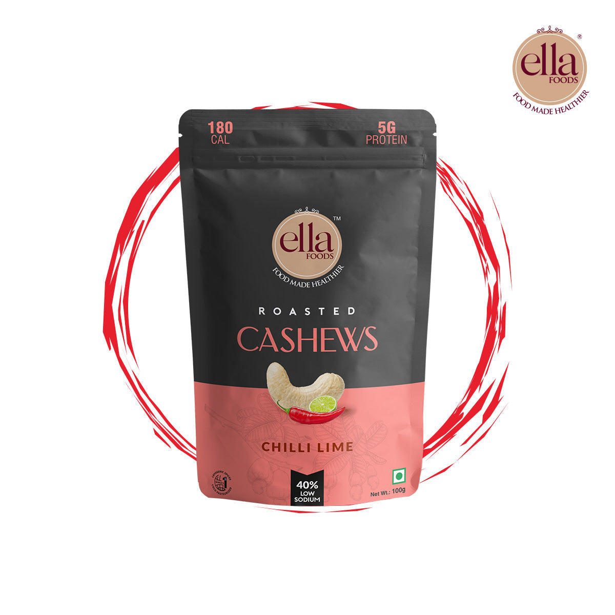 Coconut Toasted Almonds & Chilli Lime Cashews Combo - Pack of 2 - 100g Each