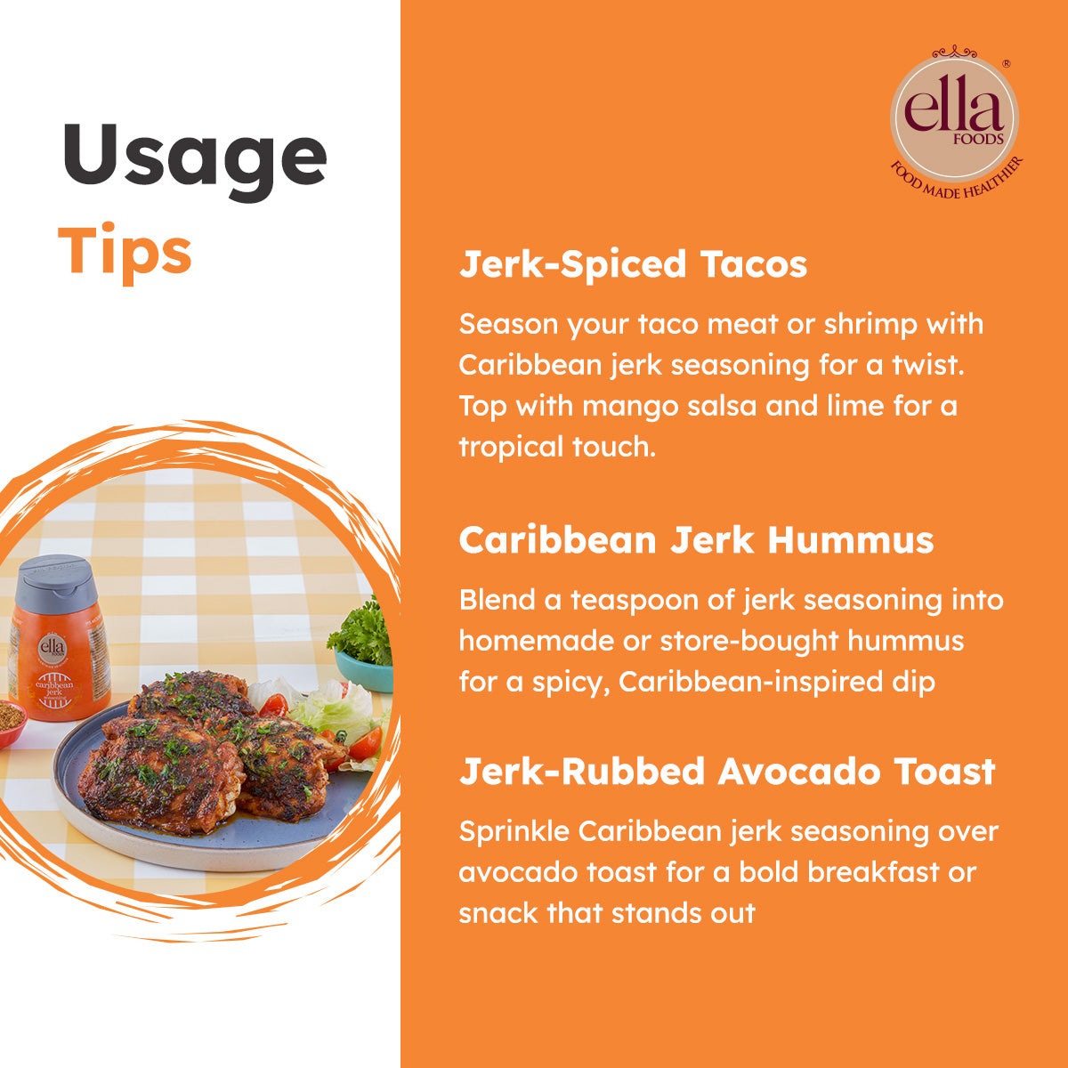 Caribbean Jerk Seasoning - Pack of 2 - 100g Each