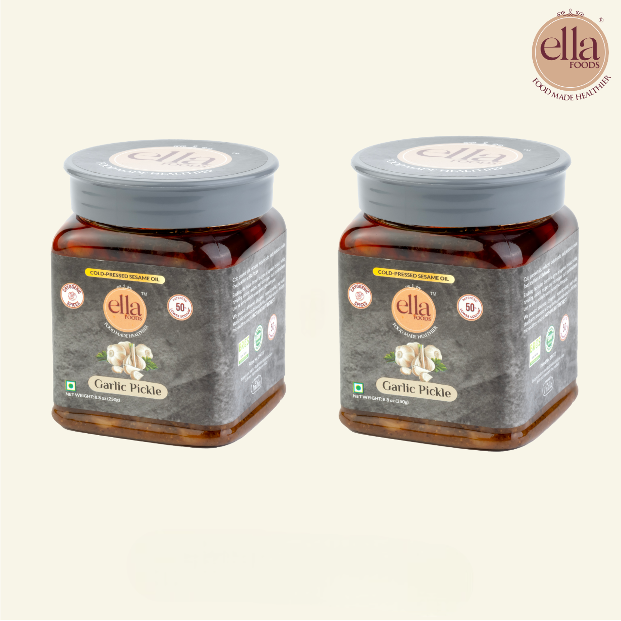 Garlic Pickle - 250g each | Comb Pack