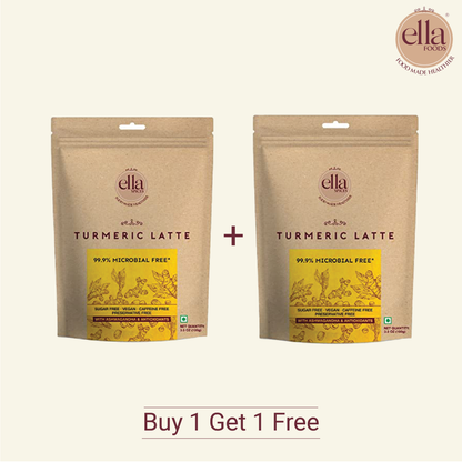 Turmeric Latte Mix (100g) - Buy 1 Get 1 Free (2 pcs)| Immunity Booster with Probiotics and Ashwagandha