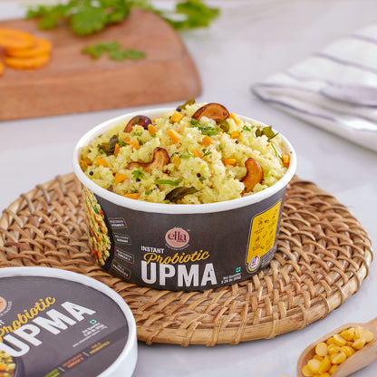 Instant Probiotic Upma  |Added Pre & Probiotics | 65 grams each | Pack of 2